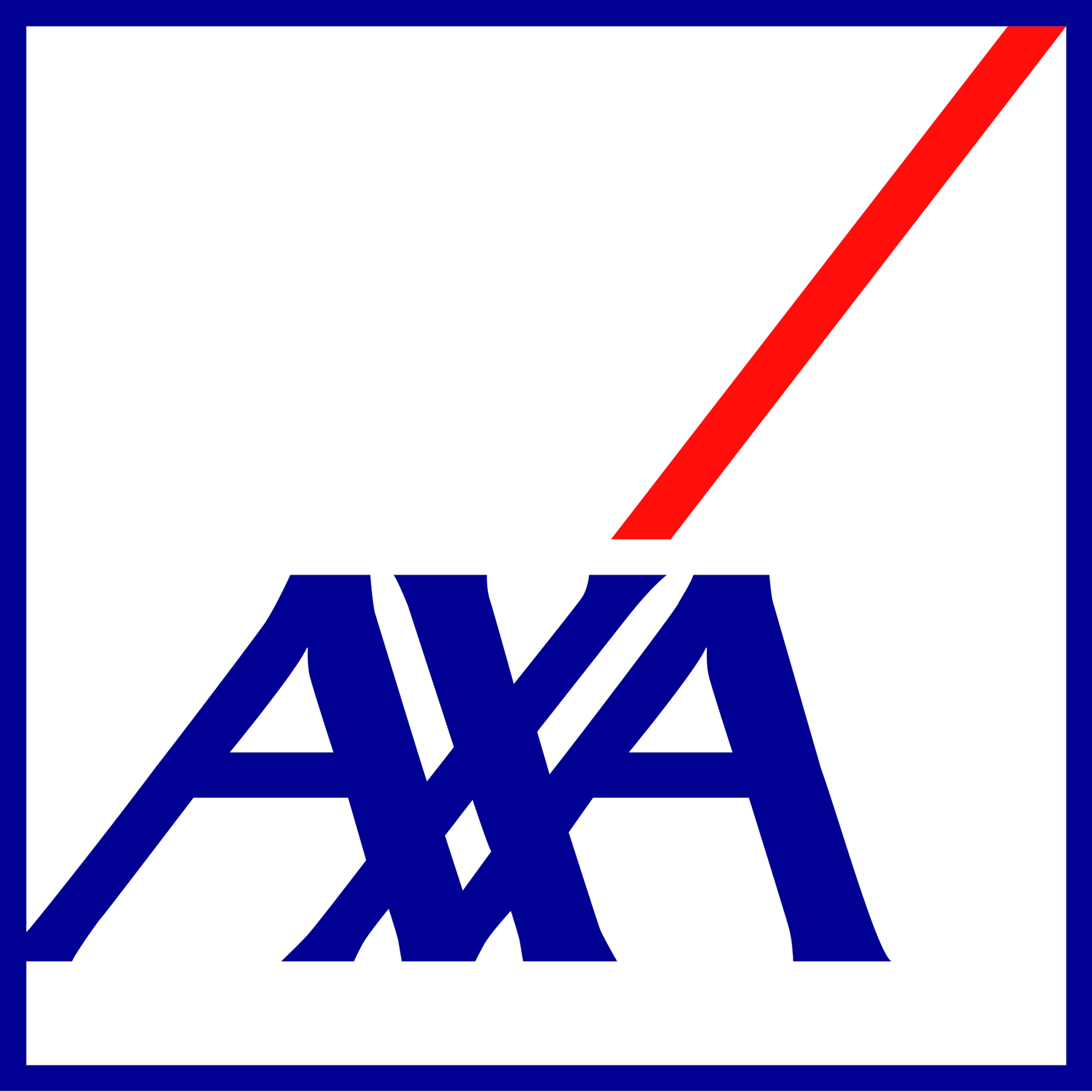 Photo du logo de notre partenaire AXA sur le site de Tholus.fr.