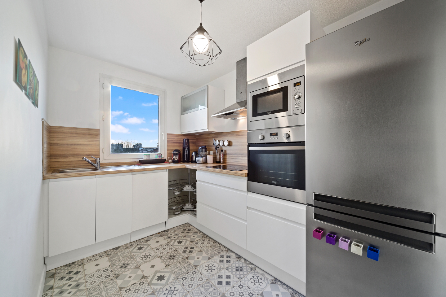 Rénovation de la cuisine d'un appartement à Toulouse dans le quartier des Arènes.